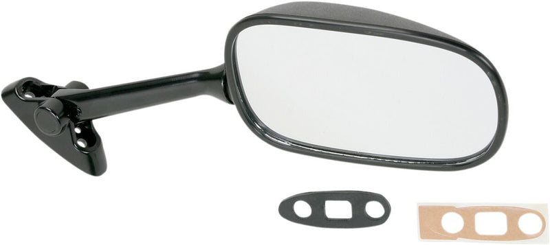 EMGO OEM-Style Replacement Mirror - Black,  Matte - Side View - 20-69771