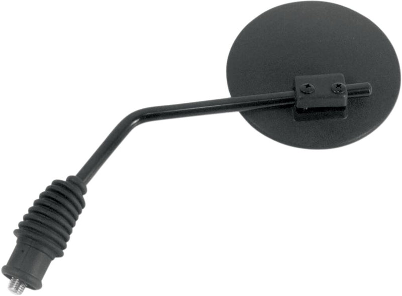 EMGO Enduro Style Mirror - Black,  Matte - Side View