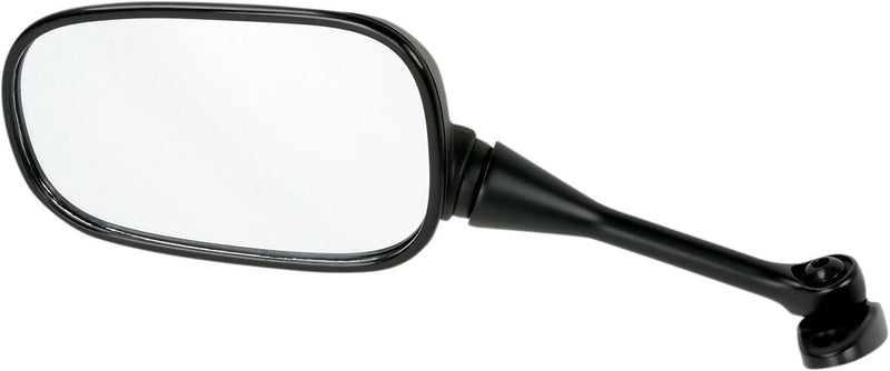 EMGO OEM-Style Replacement Mirror - Black,  Matte - Side View - 20-35222