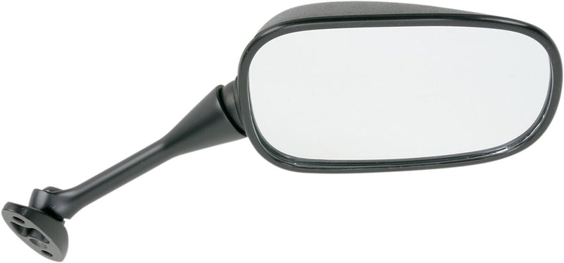 EMGO OEM-Style Replacement Mirror - Black,  Matte - Side View - 20-35221