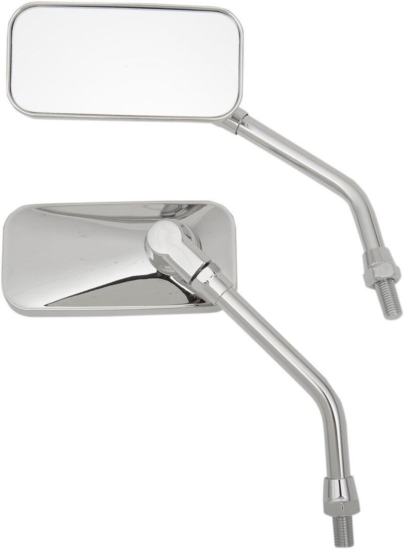 EMGO El Chico Cruiser Mirror - Chrome,  Silver - Side View - 20-42470