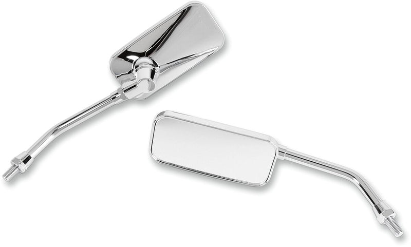 EMGO El Chico Cruiser Mirror - Chrome,  Silver - Side View - 20-42474
