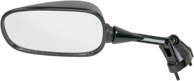 EMGO OEM-Style Replacement Mirror - Black,  Matte - Side View - 20-43012