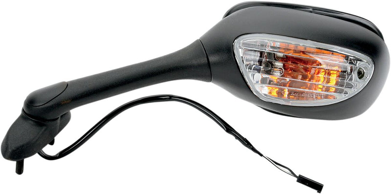 EMGO OEM-Style Replacement Mirror - Black,  Matte - Side View - 20-69792