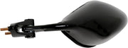 EMGO OEM-Style Replacement Mirror - Black,  Matte - Side View - 20-43051