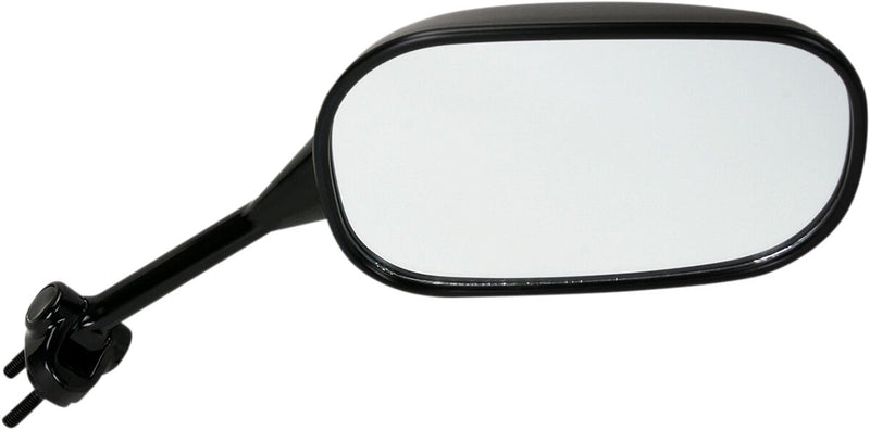 EMGO OEM-Style Replacement Mirror - Black,  Matte - Side View - 20-43031