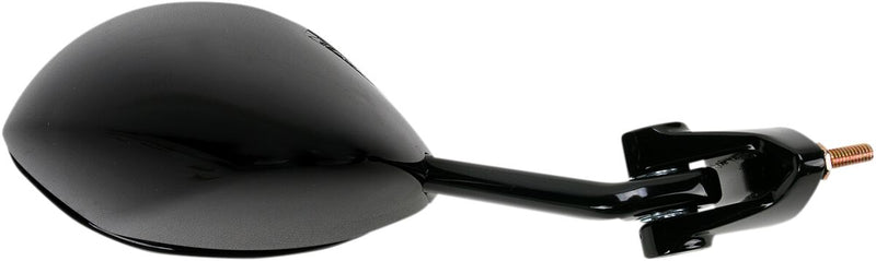 EMGO OEM-Style Replacement Mirror - Black,  Matte - Side View - 20-43062