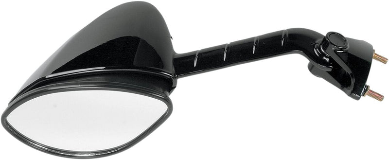 EMGO OEM-Style Replacement Mirror - Black,  Matte - Side View - 20-43042