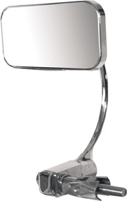 EMGO Universal Bar-End Mirror El Chico Handlebars - Chrome,  Silver - Side View