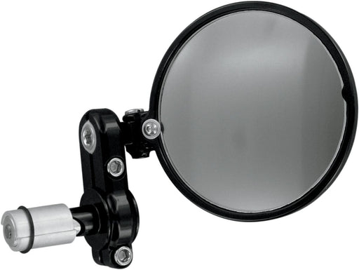 PSR Folding Bar End Mirror - Left, Right, Anodised, Black - 00-00200-22