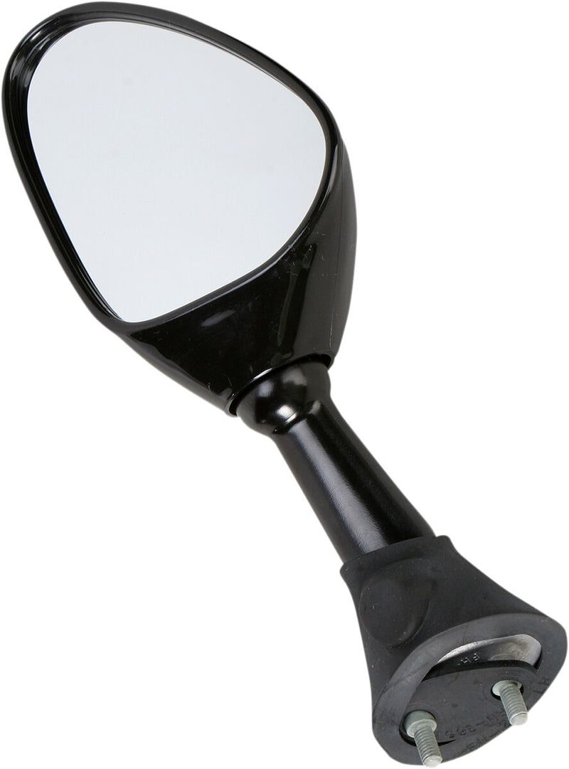 EMGO OEM-Style Replacement Mirror - Black,  Matte - Side View - 20-35252