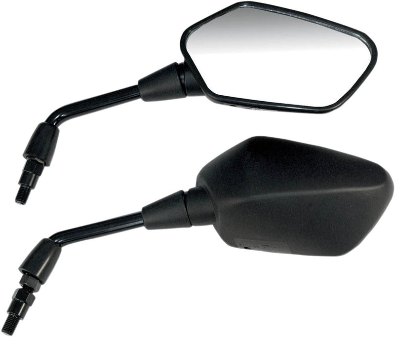 EMGO OEM-Style Replacement Mirror - Black,  Matte - Side View - 20-35281