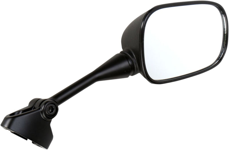 EMGO OEM-Style Replacement Mirror - Black,  Matte - Side View - 20-37351