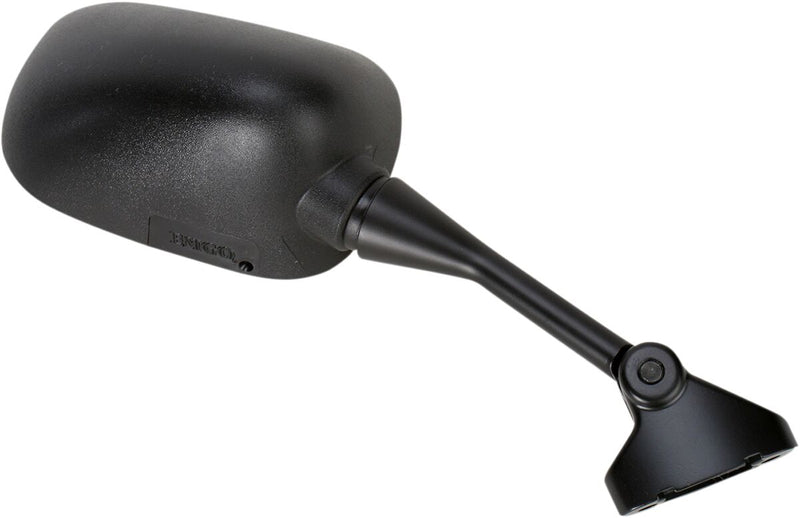 EMGO OEM-Style Replacement Mirror - Black,  Matte - Side View - 20-37351