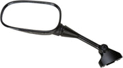 EMGO OEM-Style Replacement Mirror - Black,  Matte - Side View - 20-37352