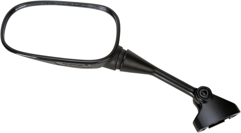 EMGO OEM-Style Replacement Mirror - Black,  Matte - Side View - 20-37352