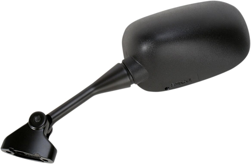 EMGO OEM-Style Replacement Mirror - Black,  Matte - Side View - 20-37352