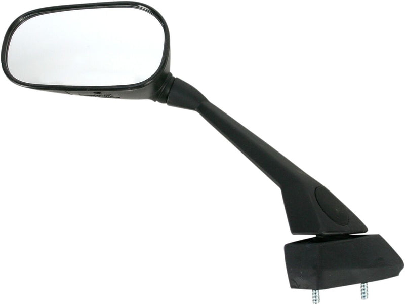 EMGO OEM-Style Replacement Mirror - Black,  Matte - Side View - 20-37432