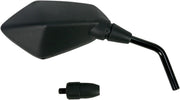 EMGO OEM-Style Replacement Mirror - Black,  Matte - Side View - 20-49201