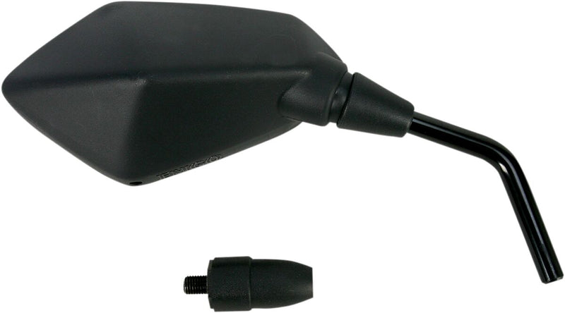 EMGO OEM-Style Replacement Mirror - Black,  Matte - Side View - 20-49201