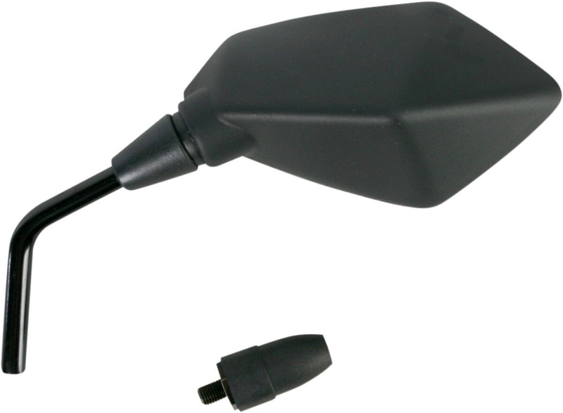 EMGO OEM-Style Replacement Mirror - Black,  Matte - Side View - 20-49202