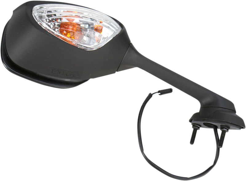 EMGO OEM-Style Replacement Mirror - Black,  Matte - Side View - 20-55261