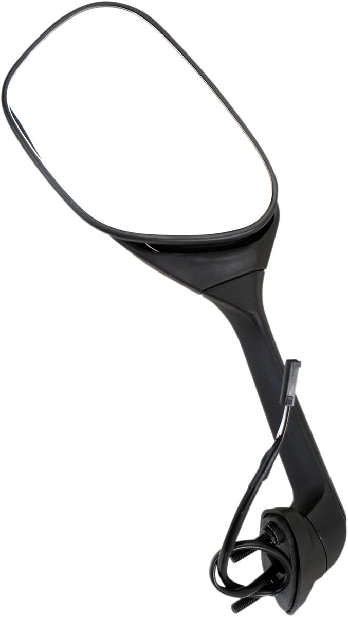 EMGO OEM-Style Replacement Mirror - Black,  Matte - Side View - 20-55262