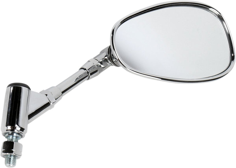 EMGO Universal Euro Mirror - Chrome,  Silver - Side View - 20-86838