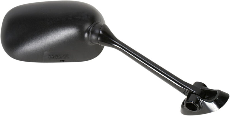 EMGO OEM-Style Replacement Mirror - Black,  Matte - Side View - 20-97211