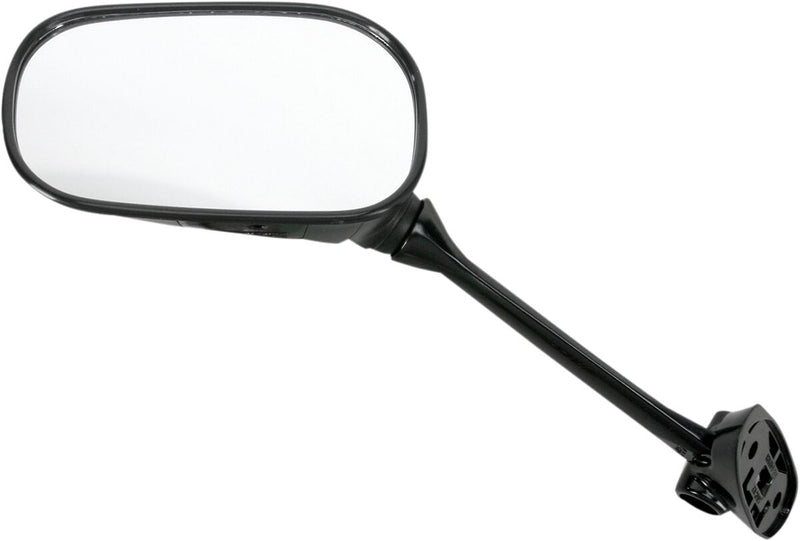 EMGO OEM-Style Replacement Mirror - Black,  Matte - Side View - 20-97212