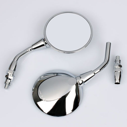 EMGO Mirror Replacement - Chrome - Side View - 20-25132