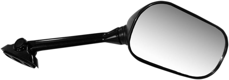 EMGO OEM-Style Replacement Mirror - Black,  Matte - Side View - 20-97201