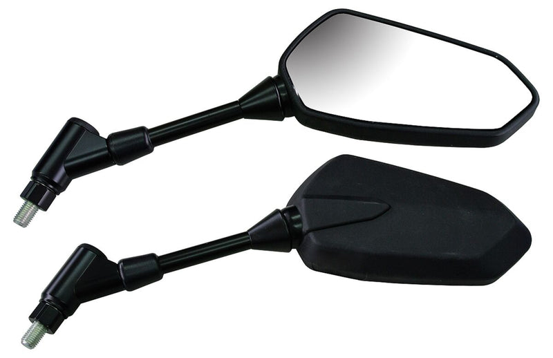 EMGO Mirror Replacement - Black - Side View - 20-57971