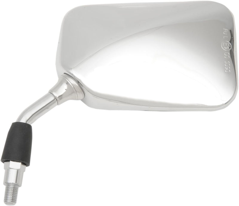EMGO OEM-Style Replacement Mirror - Chrome,  Silver - Side View - 20-37392