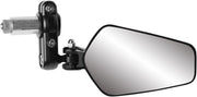 Parts Unlimited Bar End Mirror - Left, Right, Black, Gloss