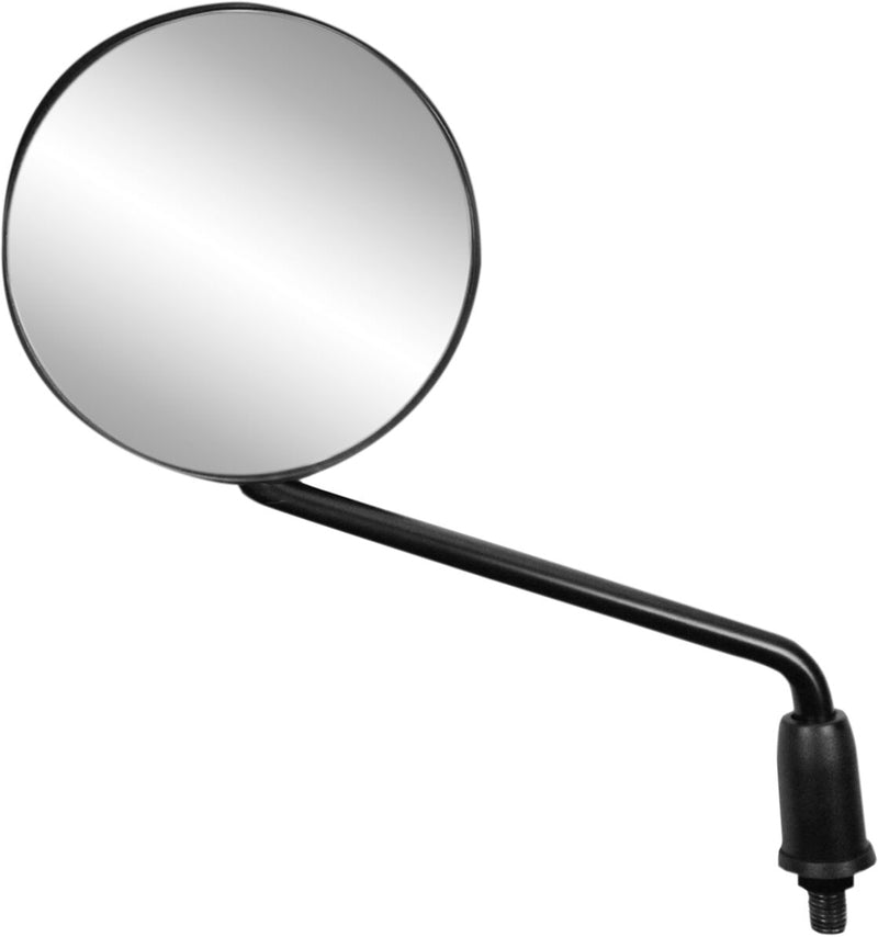 Parts Unlimited Round Mirror - Left, Right, Black, Matte - 95135