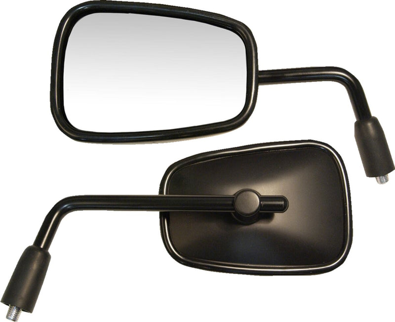 EMGO OEM-Style Replacement Mirror - Black,  Satin - Side View - 20-29742