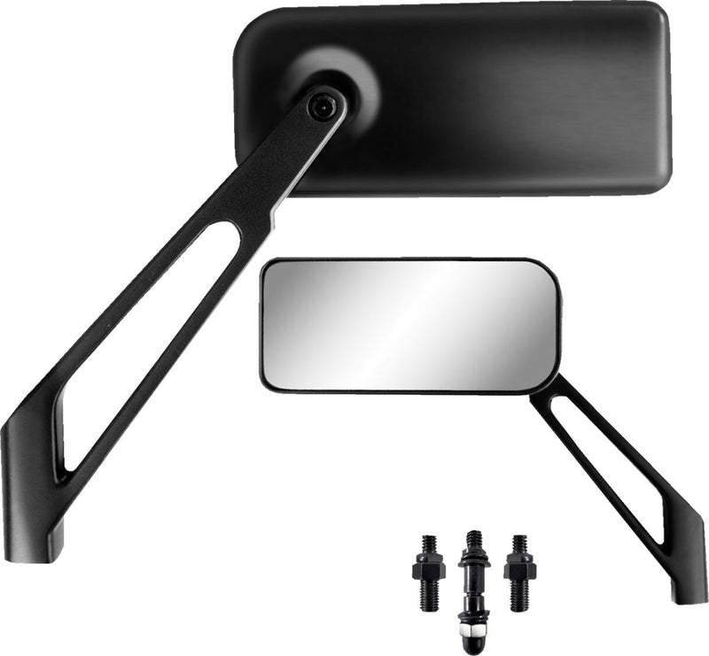 Parts Unlimited X-Treme Designer Mirror - Left, Right, Black