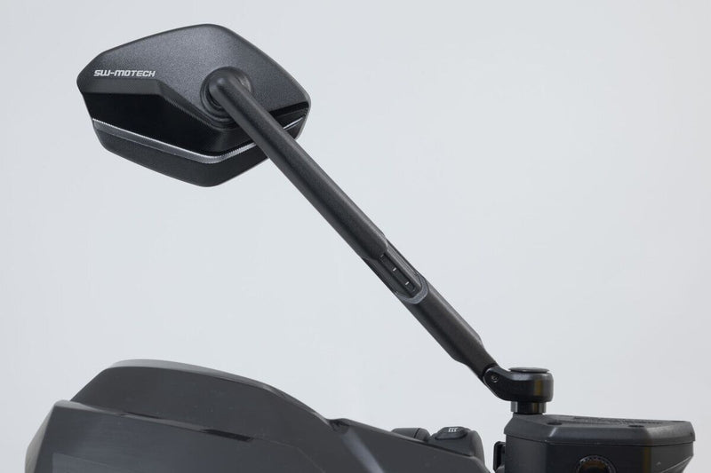 SW-Motech Sport Mirror Set Short Arm - Left, Right, Black - MIR.00.850.10401
