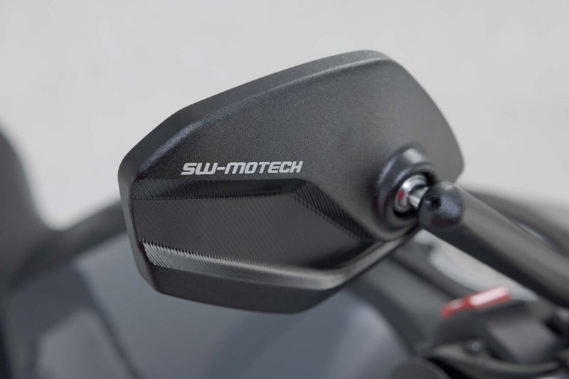 SW-Motech Sport Mirror Set Short Arm - Left, Right, Black - MIR.00.850.10501