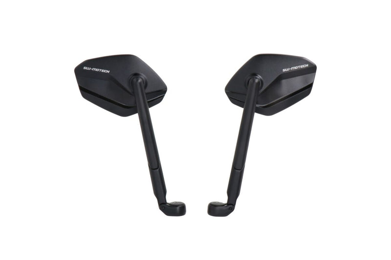 SW-Motech Sport Mirror Set Long Arm - Left, Right, Black - MIR.00.850.11501