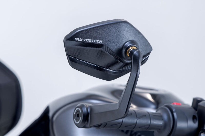 SW-Motech Bar end Mirrors - Left, Right, Black - MIR.08.868.10000