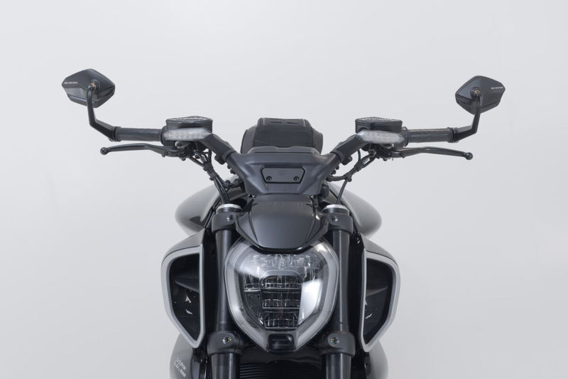 SW-Motech Bar end Mirrors - Left, Right, Black - MIR.22.796.10000