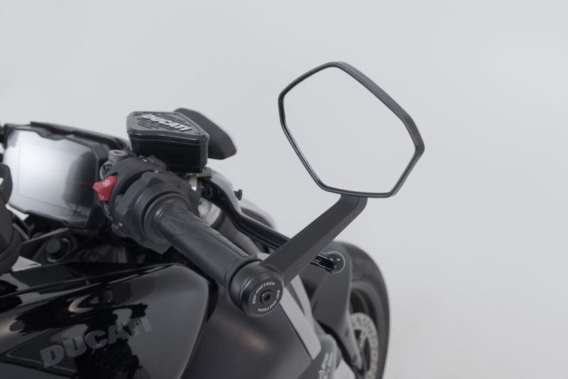 SW-Motech Bar end Mirrors - Left, Right, Black - MIR.22.796.10000