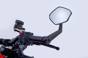 SW-Motech Bar end Mirrors - Left, Right, Black - MIR.22.960.10000