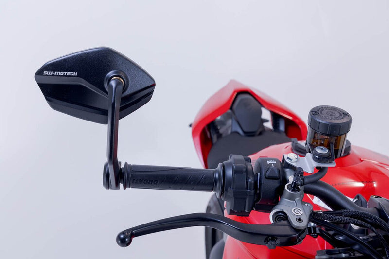 SW-Motech Bar end Mirrors - Left, Right, Black - MIR.22.960.10000