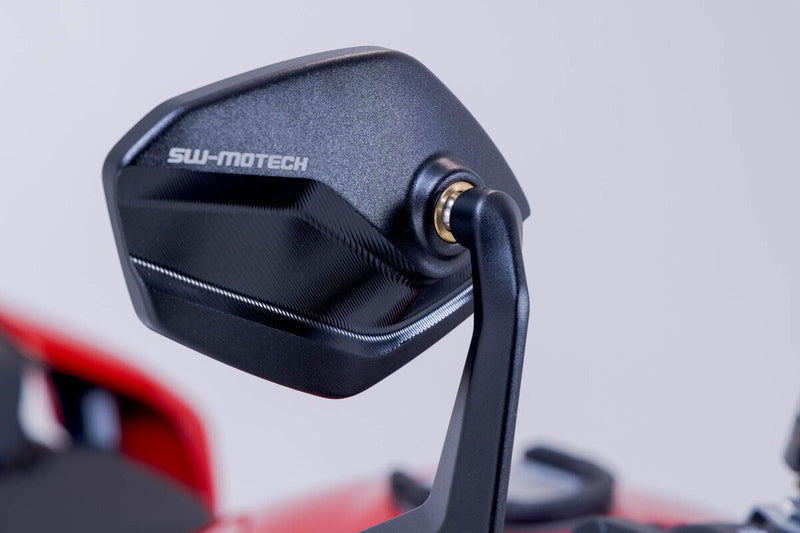 SW-Motech Bar end Mirrors - Left, Right, Black - MIR.22.960.10000