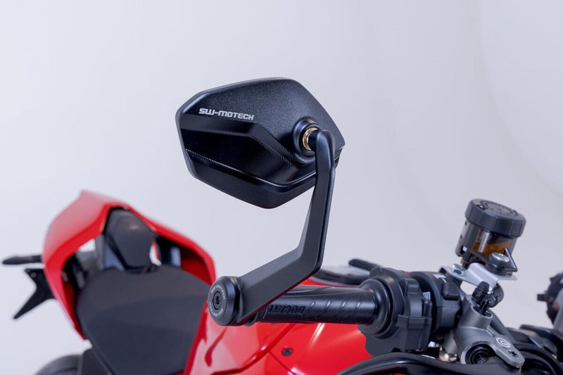 SW-Motech Bar end Mirrors - Left, Right, Black - MIR.22.960.10000