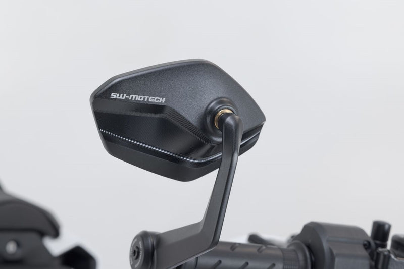 SW-Motech Bar end Mirrors - Left, Right, Black - MIR.01.971.10001