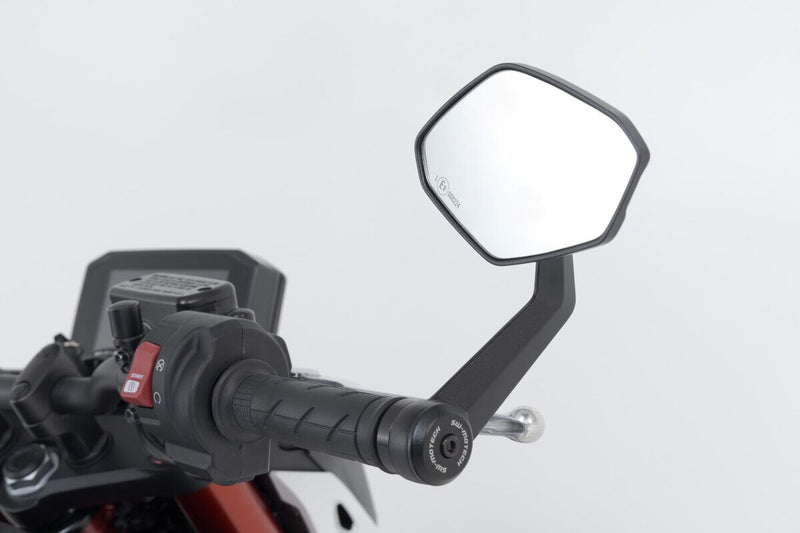 SW-Motech Bar end Mirrors - Left, Right, Black - MIR.01.971.10001
